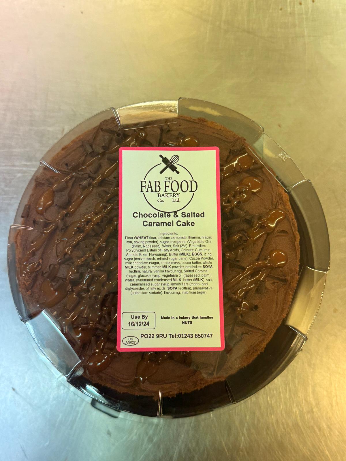 Chocolate Salted Caramel Cake (Retail)