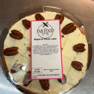 Maple & Pecan Cake (Retail)