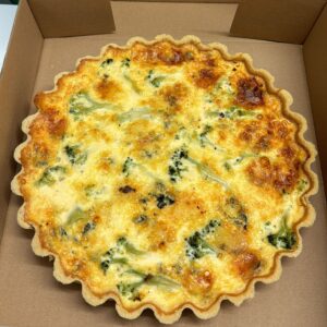 Broccoli + Stilton Quiche