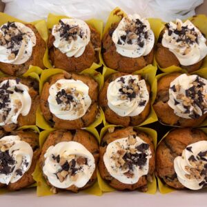 Banana, Walnut & Chocolate Muffin (12)