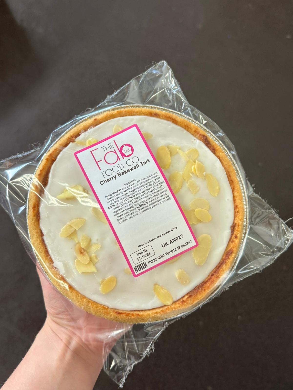 Cherry Bakewell Tart (Retail)