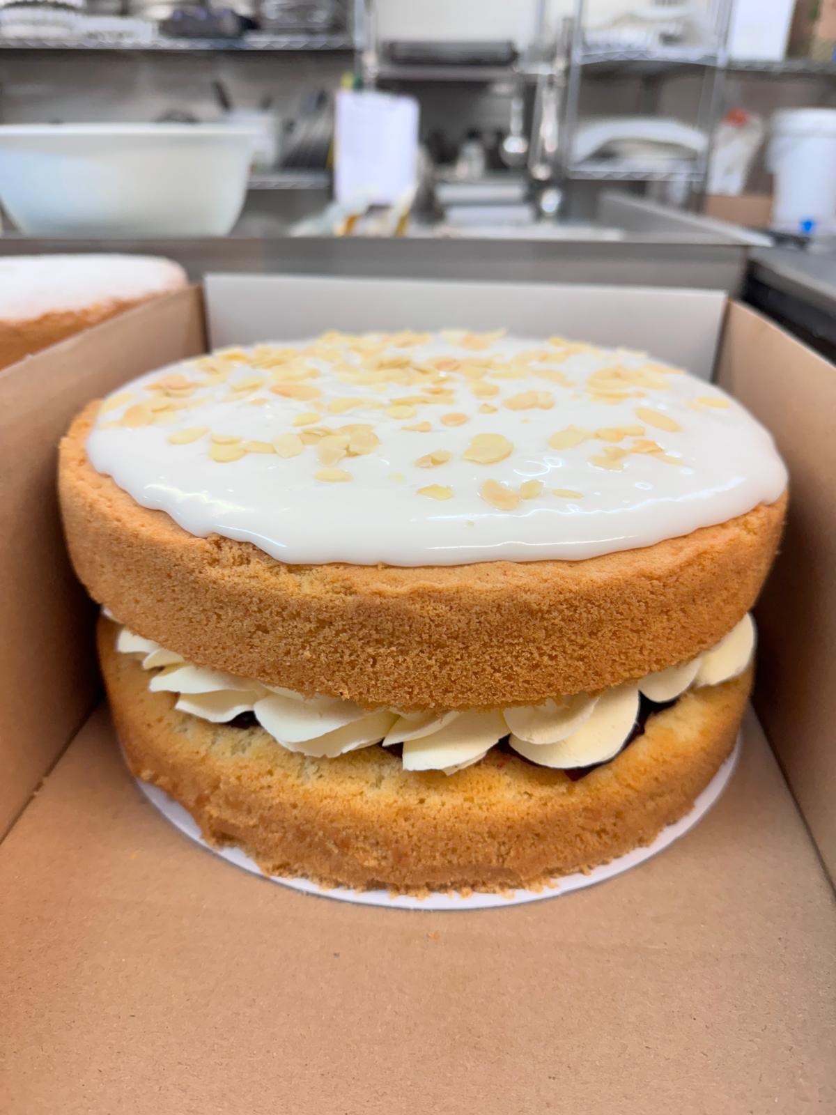 Cherry Bakewell Cake