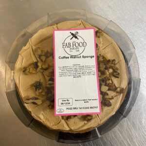 Coffee & Walnut Cake (Retail)
